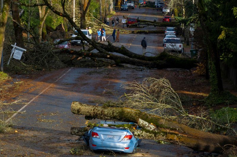 Deadly Storm Pounds Northwest US, Leaving Half A Million Without Power