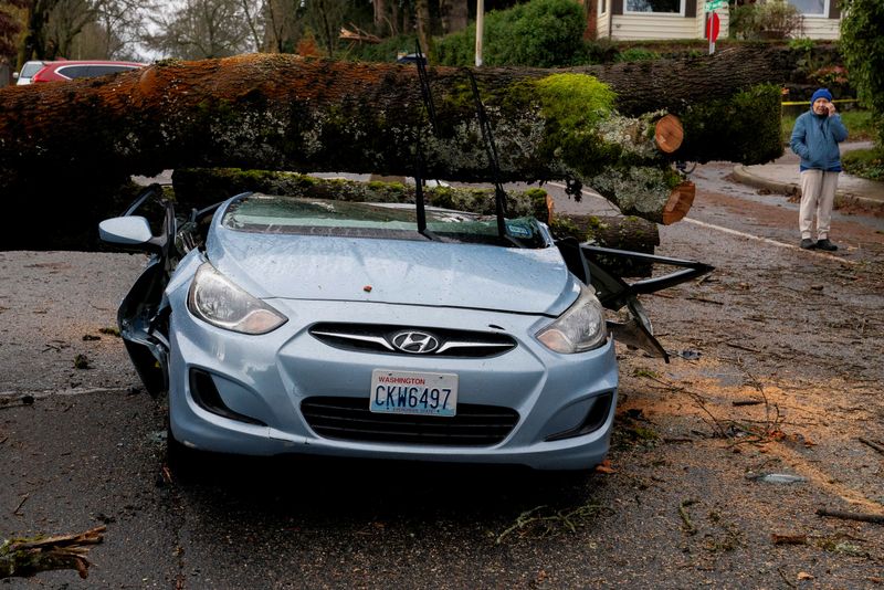 Deadly Storm Pounds Northwest US, Leaving 600,000 Without Power