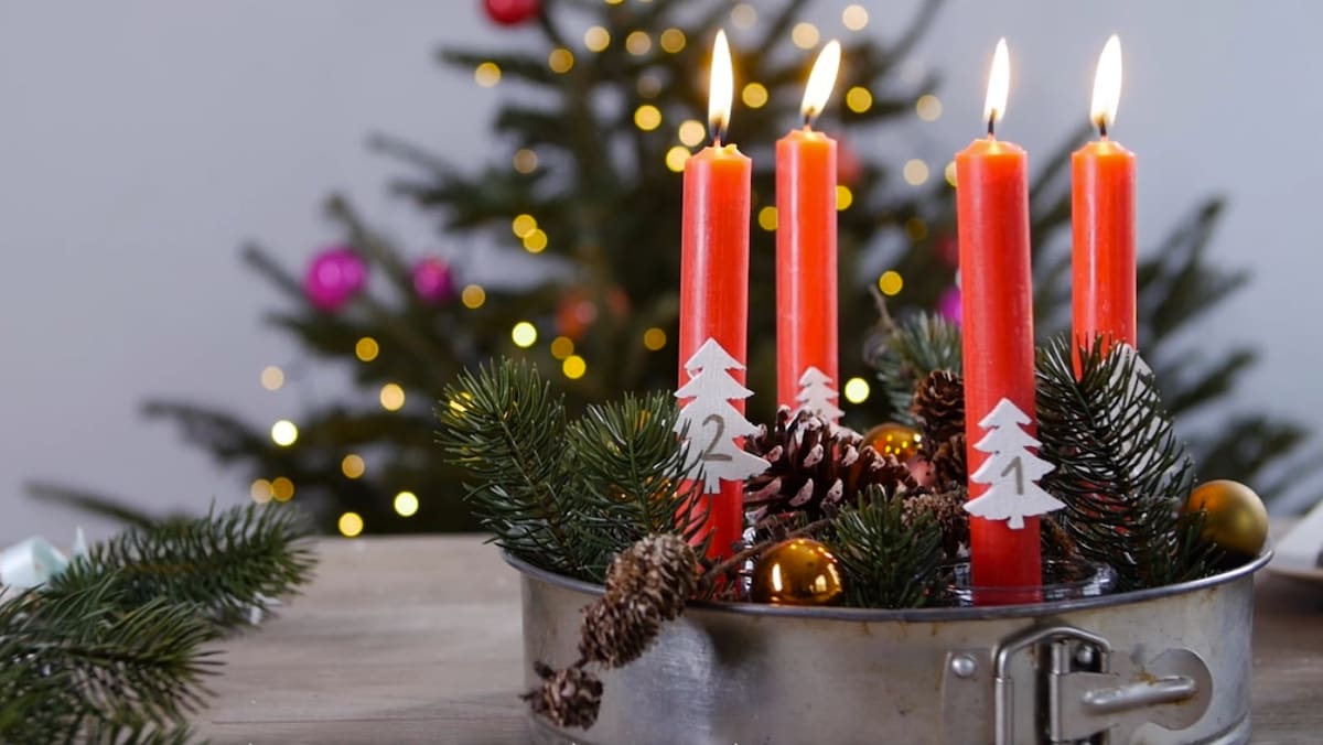 Hallo, weihnachtliche Stimmung!: Bastle dir deinen Adventskranz selber ...