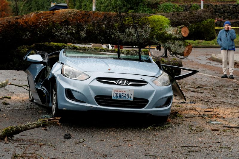 Deadly Storm Pounds Northwest US, Leaving Half A Million Without Power