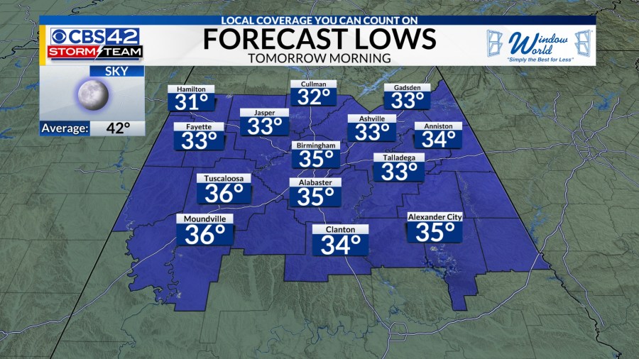 Cold And Breezy Weather Ahead. Frost Possible Friday And Saturday Mornings