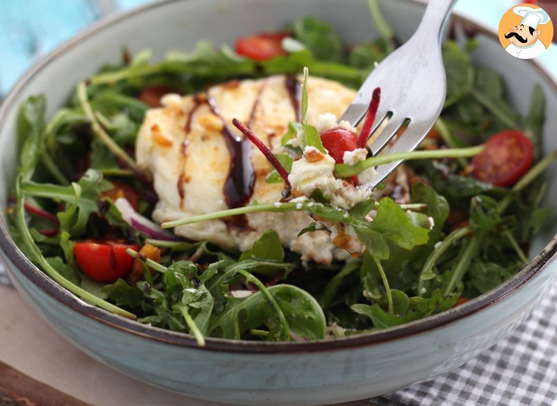 Ensalada con queso de cabra