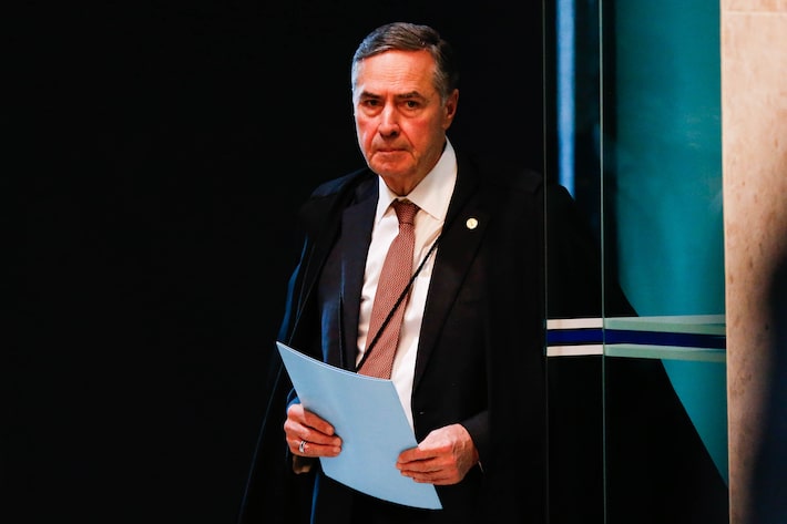 O ministro Luís Roberto Barroso, presidente do Supremo Tribunal Federal (STF), em sessão plenária realizada em novembro do ano passado. Foto: Wilton Junior/Estadão