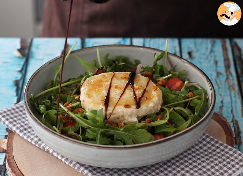 Ensalada con queso de cabra