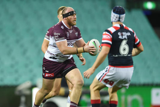 Manly prop Matt Lodge.