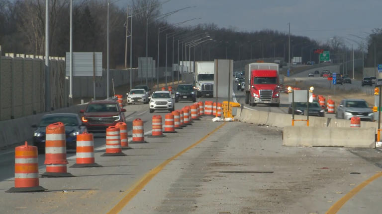 Traffic switch complete on Southbound I-475