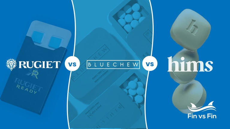 Rugiet vs BlueChew vs Hims: 2025 Comprehensive Guide