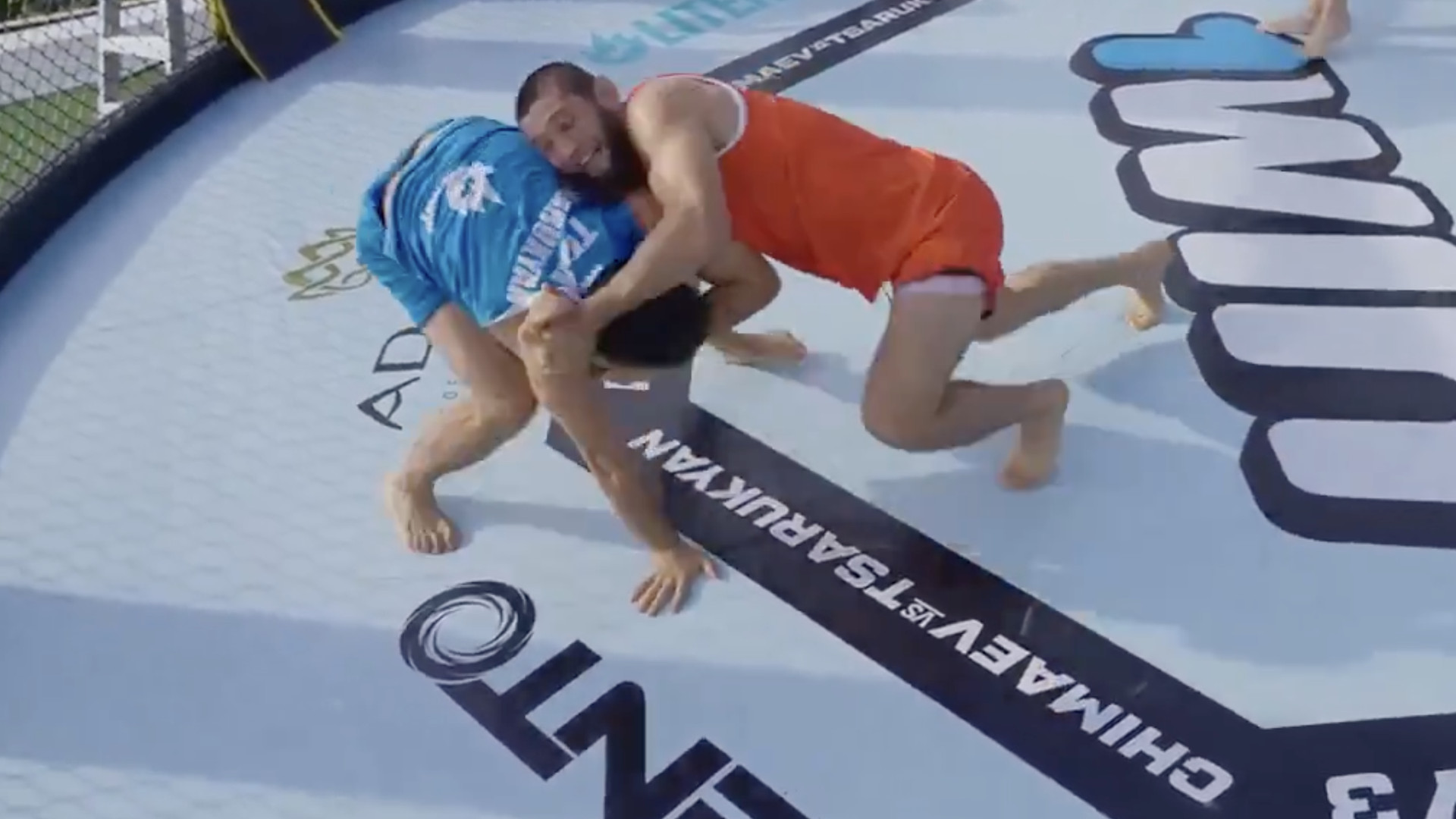 Video! Khamzat Chimaev Manhandles Arman Tsarukyan On TUF Knock Off