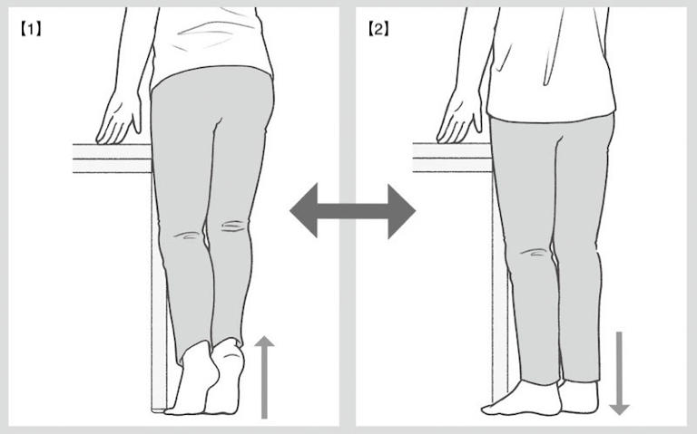 簡単にできる「つま先立ち」エクササイズ