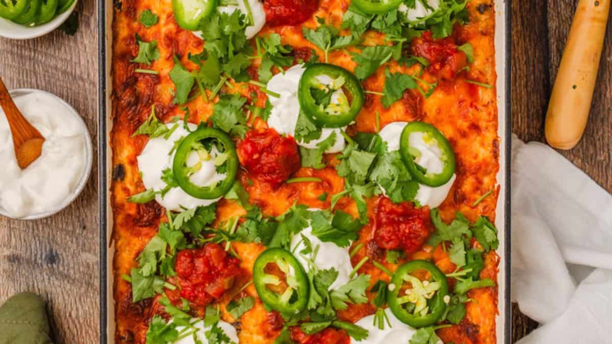 Chicken Taco Casserole