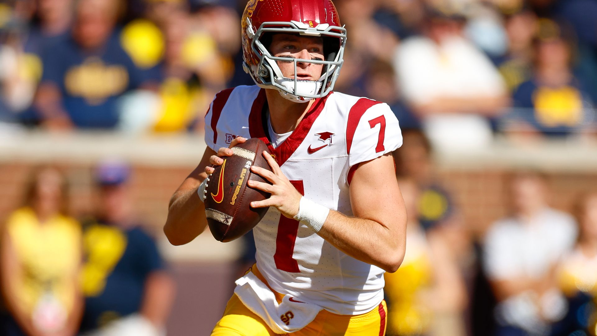 Report: USC QB Miller Moss Expected To ‘look At’ Michigan Upon Entering ...