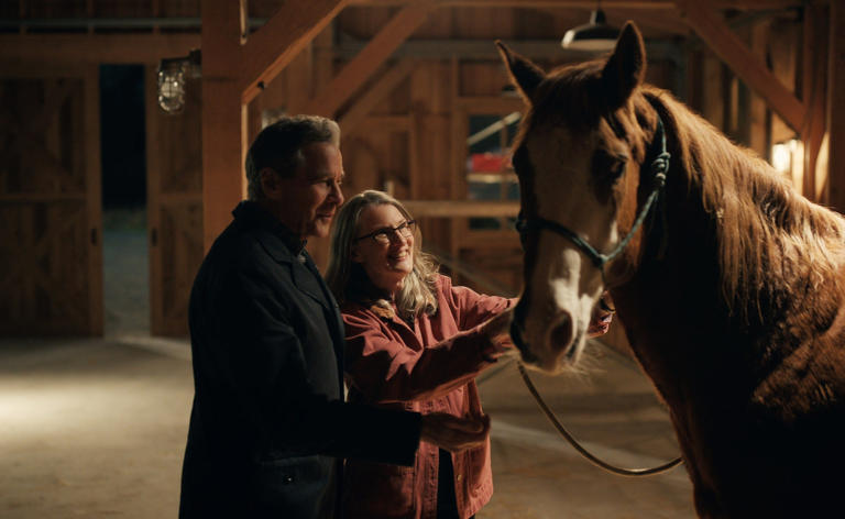 (L to R) Tim Matheson as Doc, Annette OToole as Hope McCrea in Season 6 of "Virgin River."