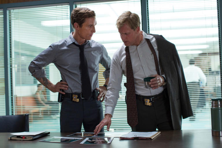 Matthew McConaughey and Woody Harrelson in “True Detective.” AP