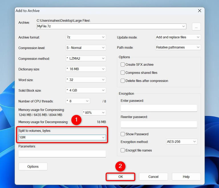 How to Split Large Files Into Multiple Smaller Files on Windows 11