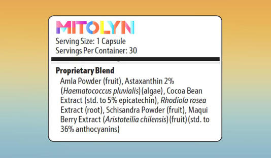 Mitolyn label