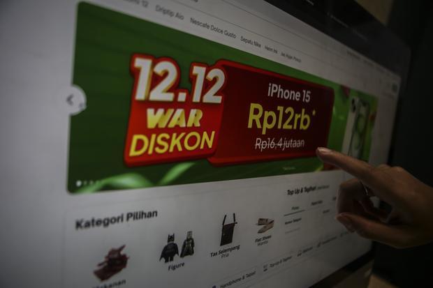 Daftar Diskon 12.12: Shopee, TikTok Shop, Tokopedia, Lazada, Blibli, Voucher 100%