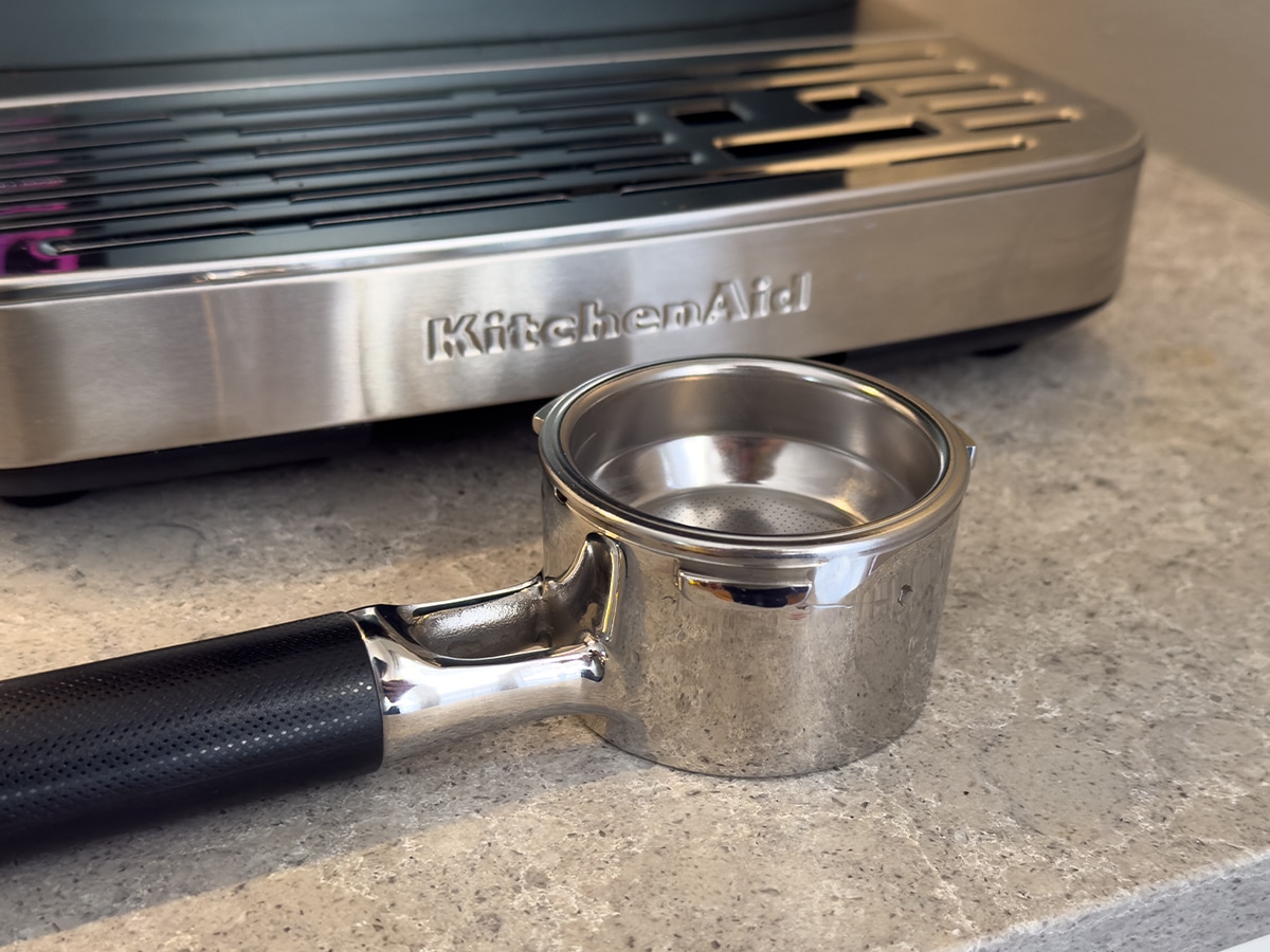 Kitchenaid semi automatic espresso machine with burr grinder basket