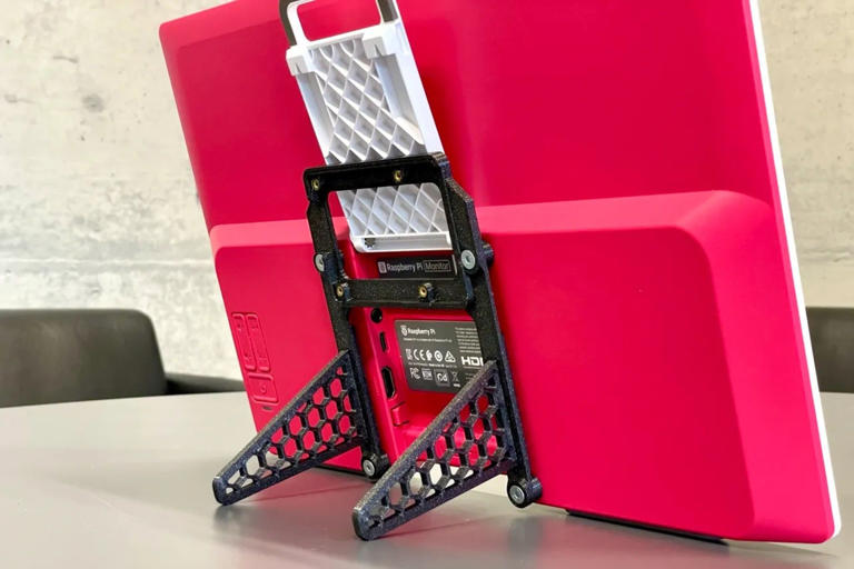This Raspberry Pi Monitor Stand Is Free to 3D Print