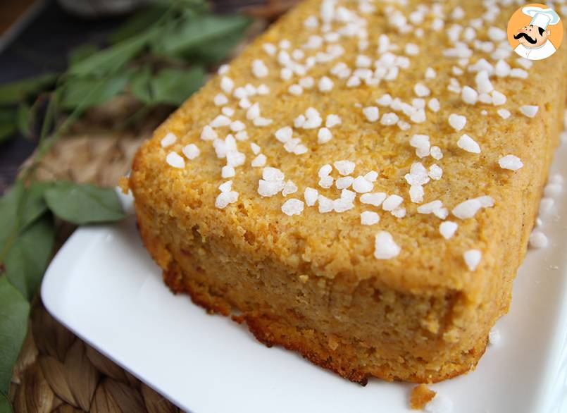 Kuchen mit kürbis und kokosnuss (einfach)