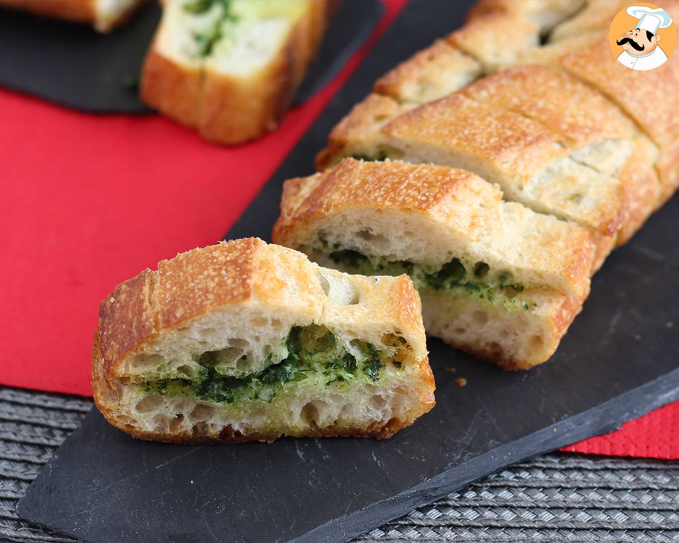 Prefou mit knoblauch und petersilie