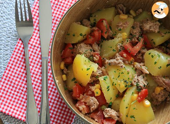 Kartoffel-thunfisch-tomatensalat