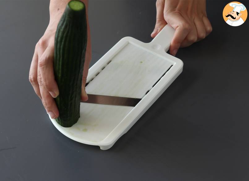 Eingelegter gurkensalat auf japanische art