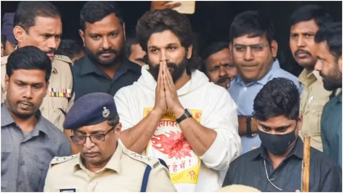 Actor Allu Arjun Returns Home After Interim Bail In Hyderabad Stampede Case