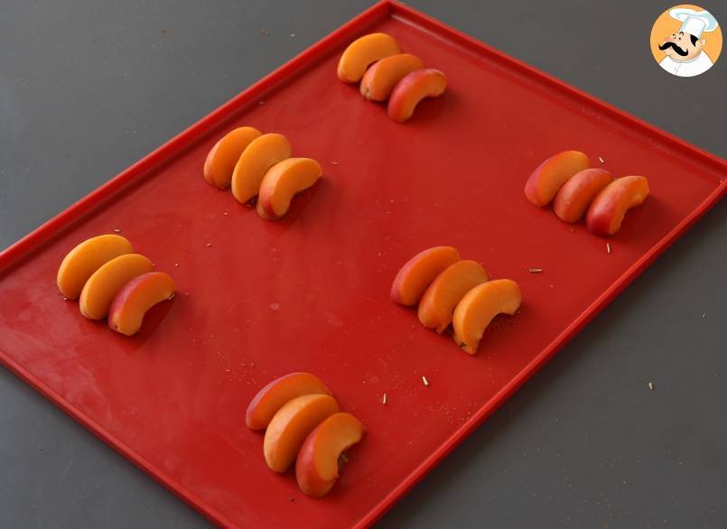 Tartelettes tatin mit aprikosen, das schnelle dessert, wenn man gäste hat!