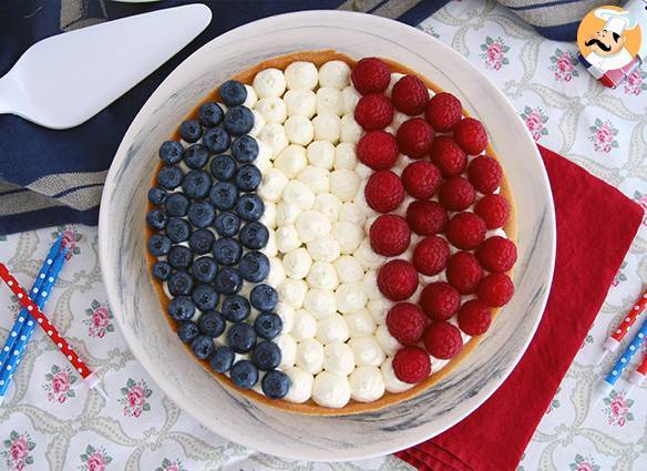 Torte frankreich blau weiß rot