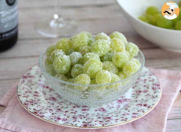 Trauben mit prosecco