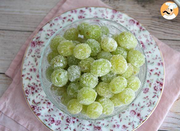 Trauben mit prosecco