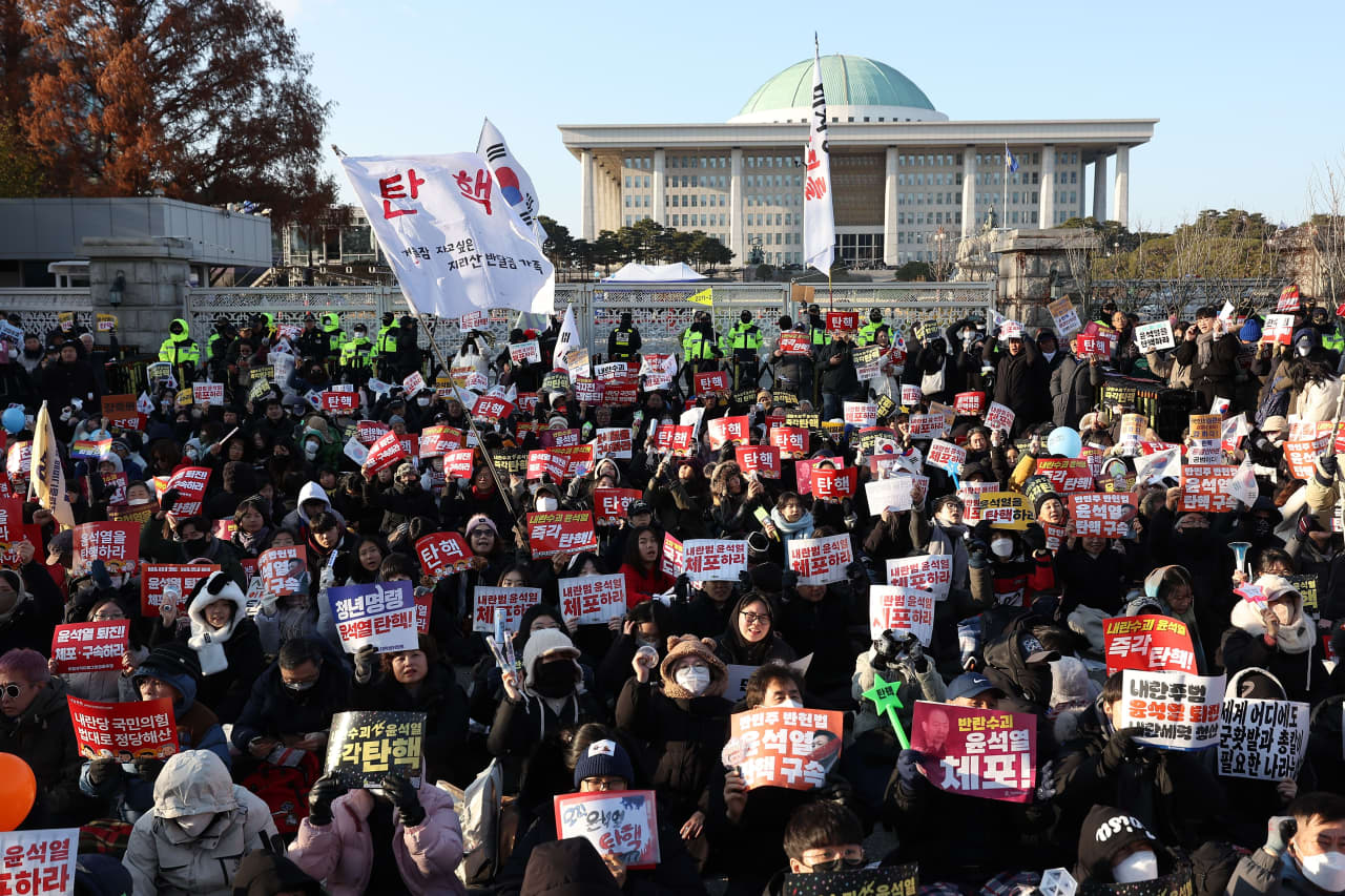 South Korea Impeaches President Yoon Suk Yeol Over Martial-Law Decision