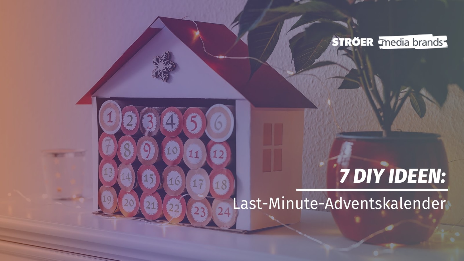Festlicher Start: Der LED-Adventskranz von Tchibo bringt ...