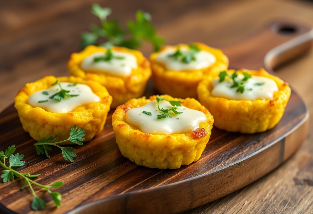 Golden Polenta Bites with Parmesan