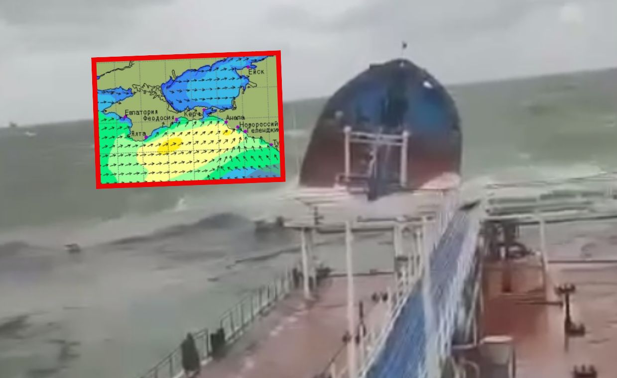Ölpest im Schwarzen Meer: Zwei russische Tanker havariert