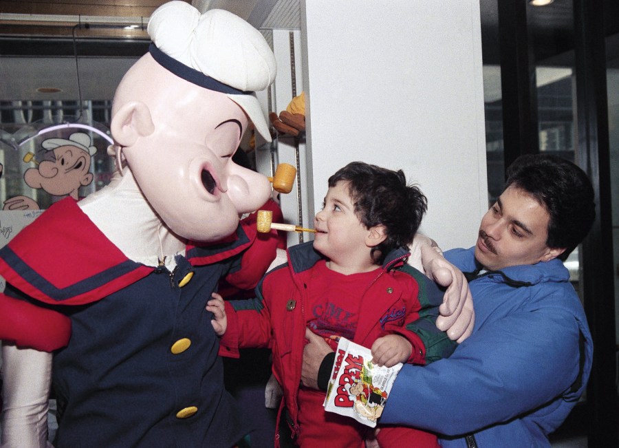 Popeye and Tintin enter the public domain in 2025, along with famous novels