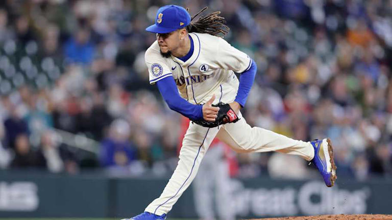 Seattle Mariners starting pitcher Luis Castillo throws during a game against the Los Angeles Angels on July 2 at T-Mobile Park. | John Froschauer-Imagn Images