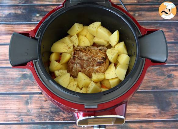 Schweinebraten, rezept mit dem cookeo