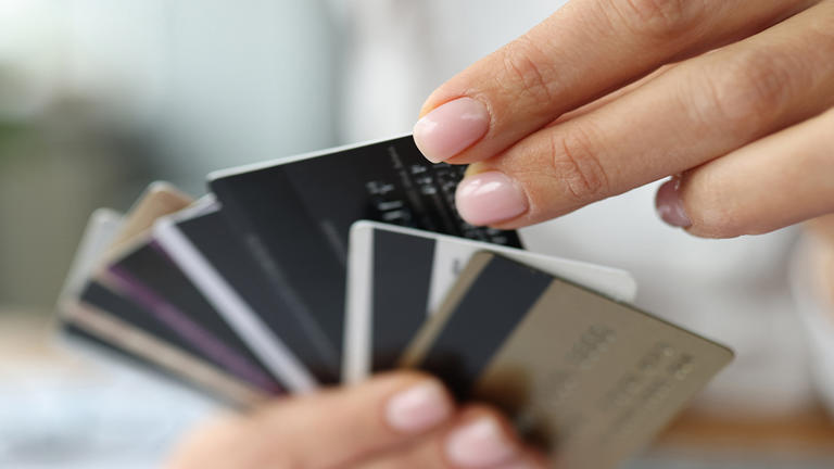 Americans' credit card debt reached an all-time high at the end of 2024. iStock