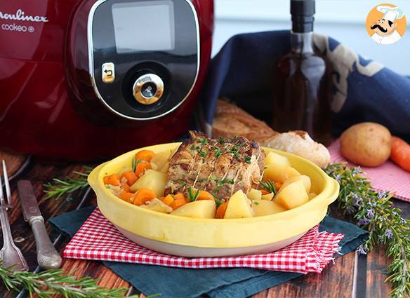 Schweinebraten, rezept mit dem cookeo
