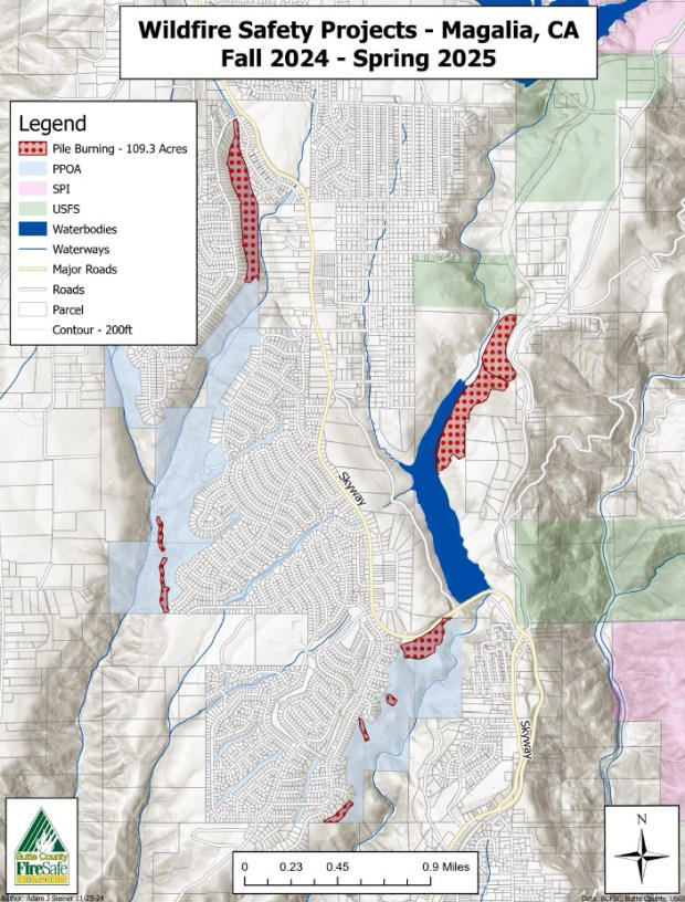 Larger-scale prescribed burn project continues around Magalia