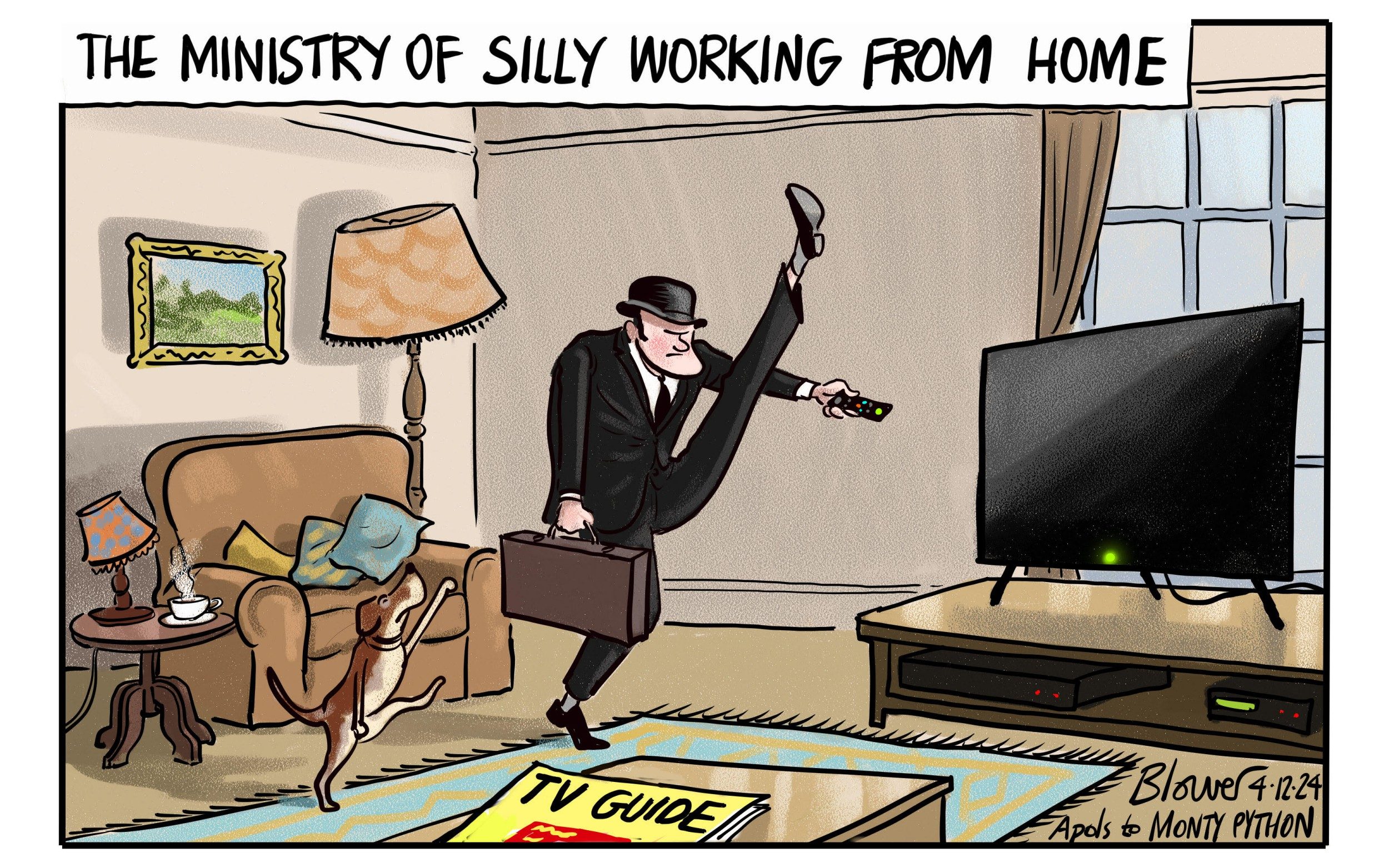 Blower cartoon, December 4