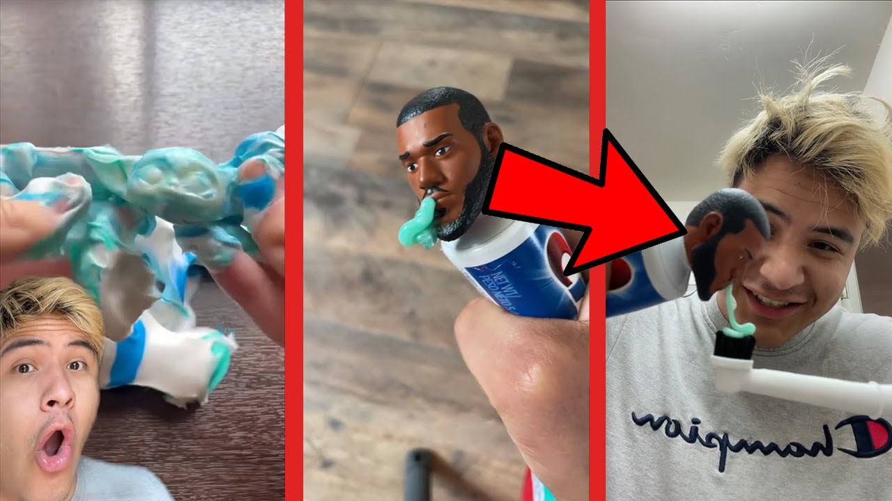 A rare LeBron James toothpaste dispenser