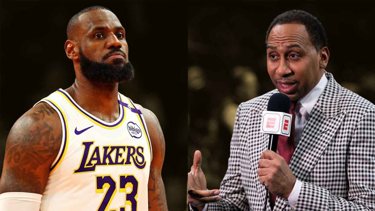 He's an imitator, not an originator" - Stephen A. Smith refuses to rank  LeBron over MJ despite becoming the oldest player to score 40 points in a  game