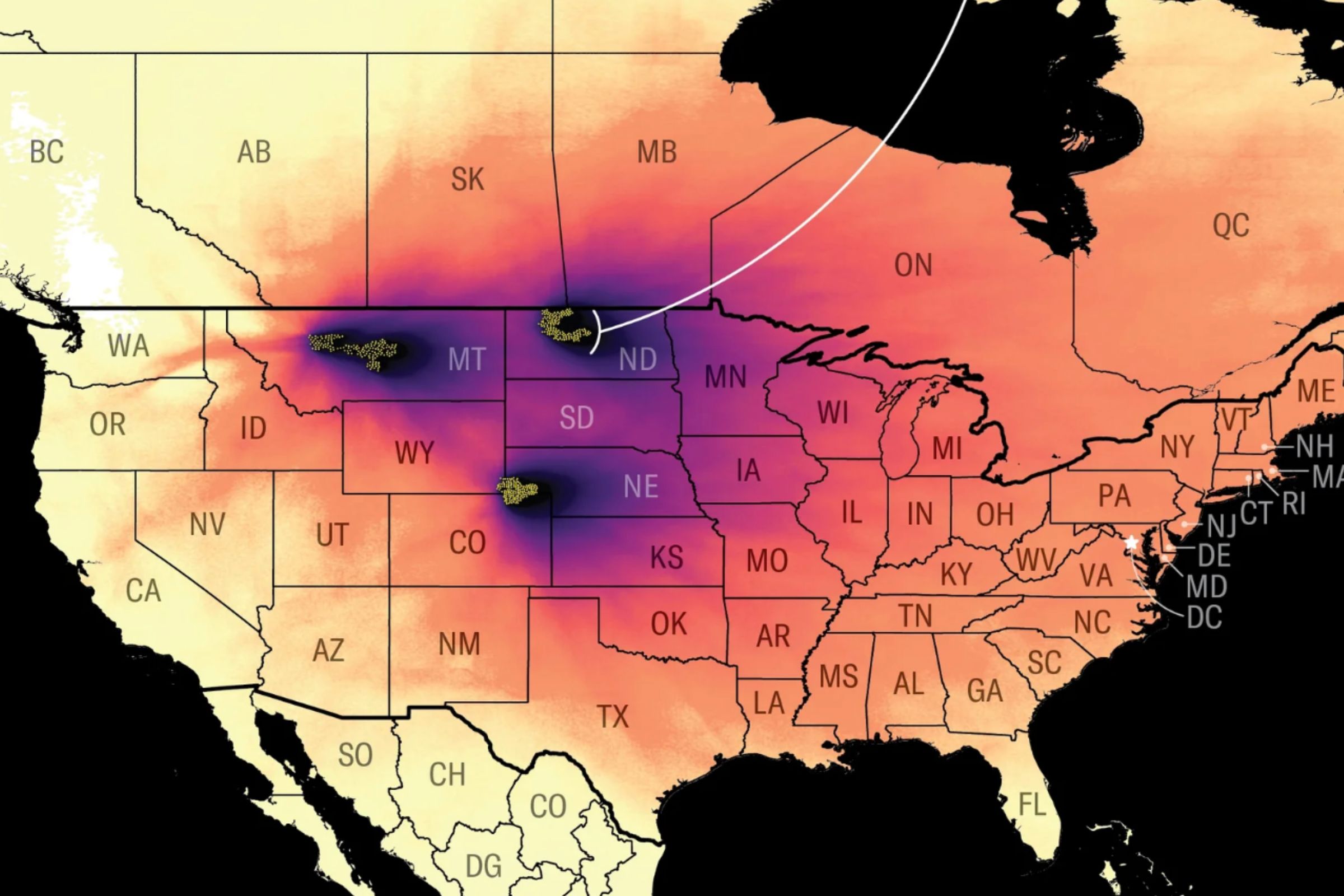 Map Shows Safest US States To Live During Nuclear War AA1vgluF.img