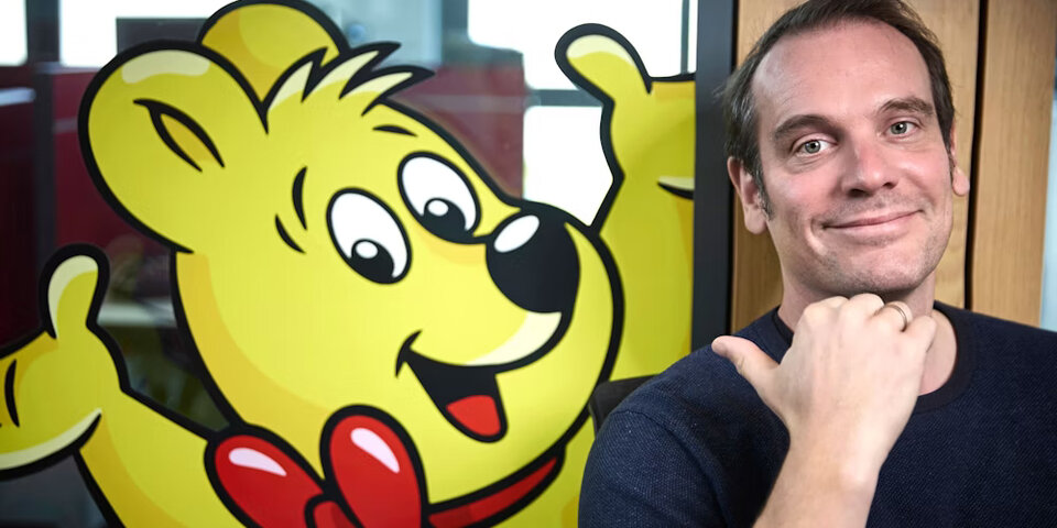 Das ist der Zeichner des Haribo-Goldbären