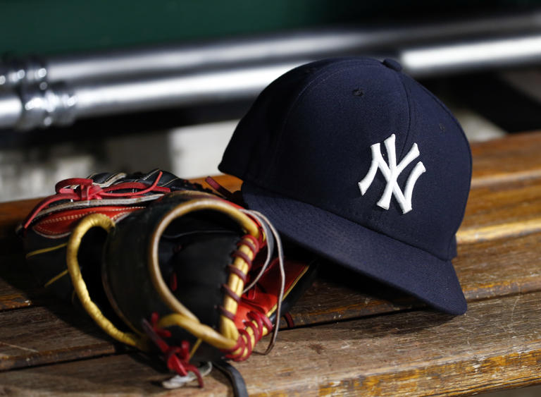 PITTSBURGH, PA - JULY 06: A New York Yankees new era hat is seen in action against the Pittsburgh Pirates during inter-league play at PNC Park on July 6, 2022 in Pittsburgh, Pennsylvania.