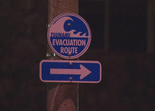 Tsunami warning oregon area