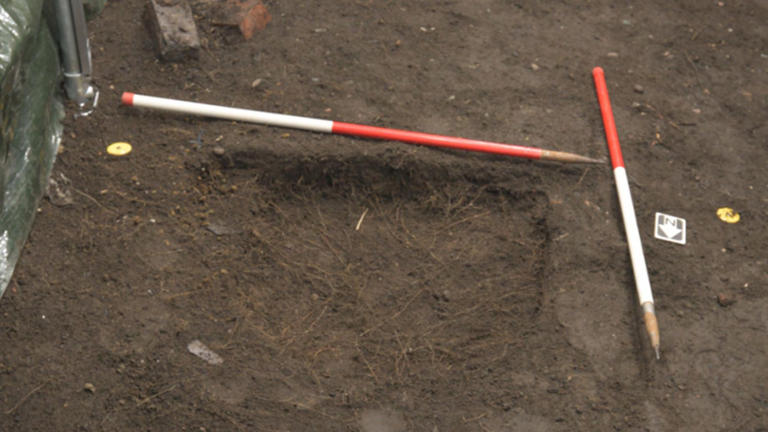 The boy was buried in a shallow grave in the garden. Pic: West Midlands Police