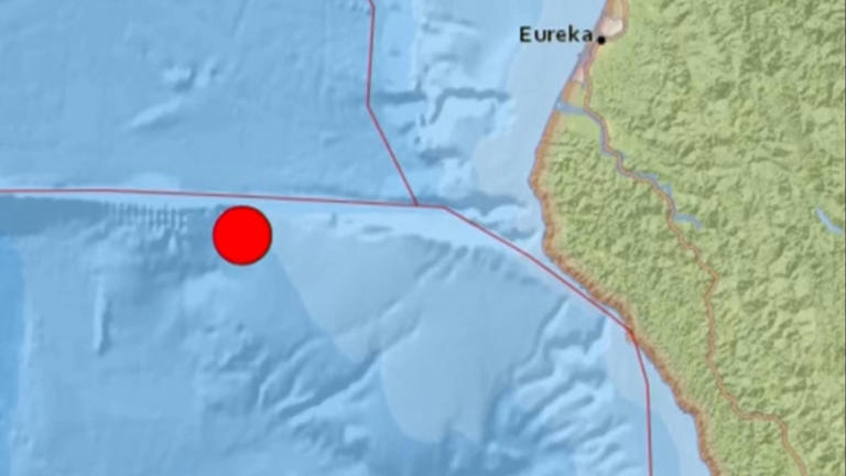 Tsunami hitting california coast
